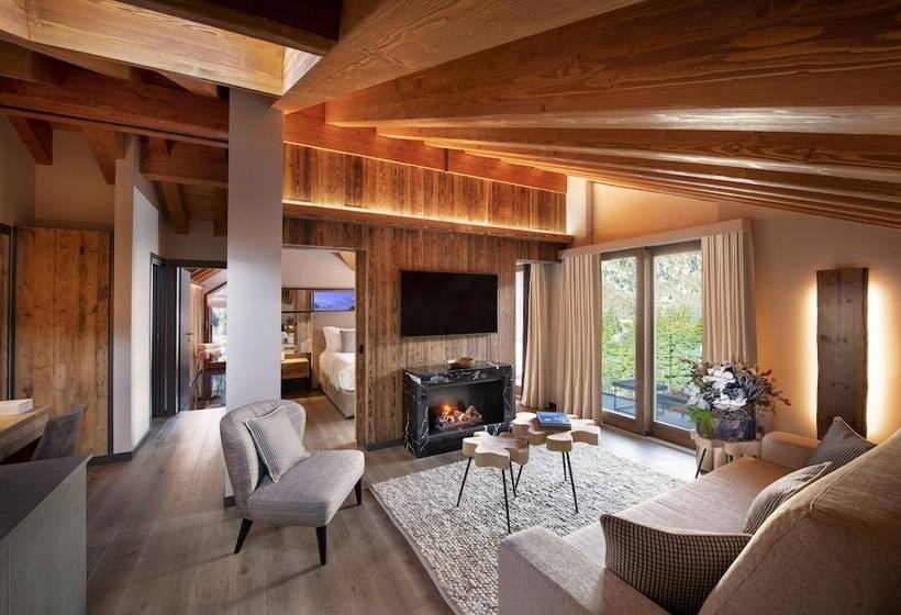 Люкс, Le Massif Hotel & Lodge Courmayeur The Leading Hotels Of The World