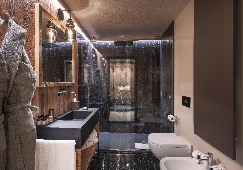 디럭스 룸, Le Massif Hotel & Lodge Courmayeur The Leading Hotels Of The World