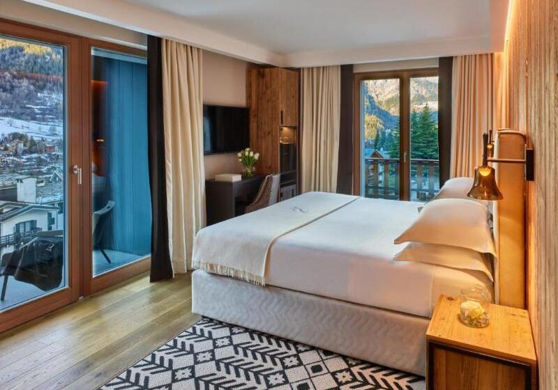 주니어 스위트, Le Massif Hotel & Lodge Courmayeur The Leading Hotels Of The World