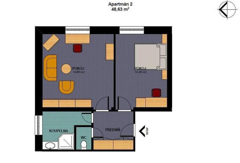 Lakosztály, Penzion V Hluboké A Department Glamp