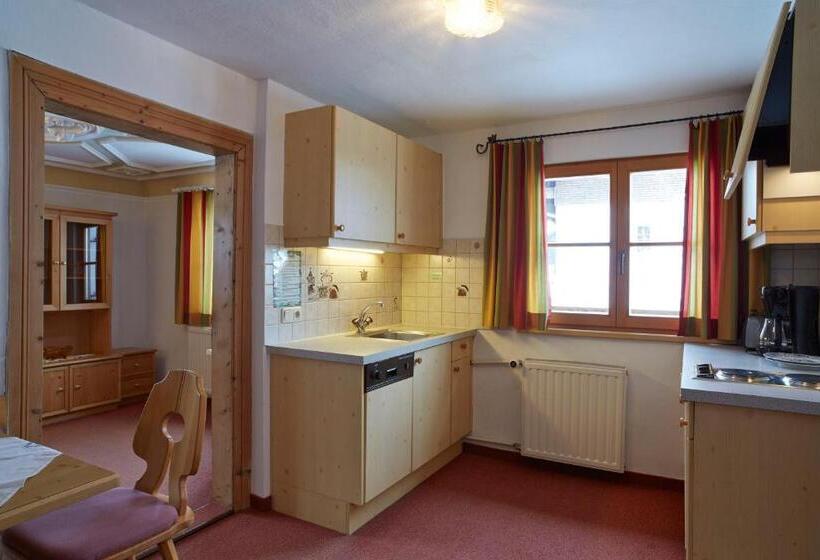 Апартаменты 1 Спальня с Балконом, Apart & Pension Wassermann Inklusive Sommerbergbahnticket