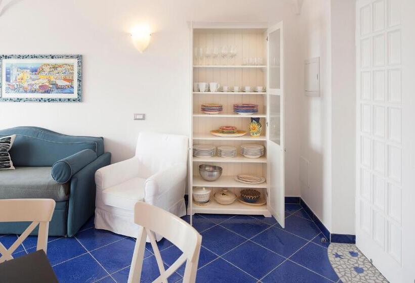 Апартаменты Deluxe 3 Спальни Вид на Море, Ischia Blu Resort