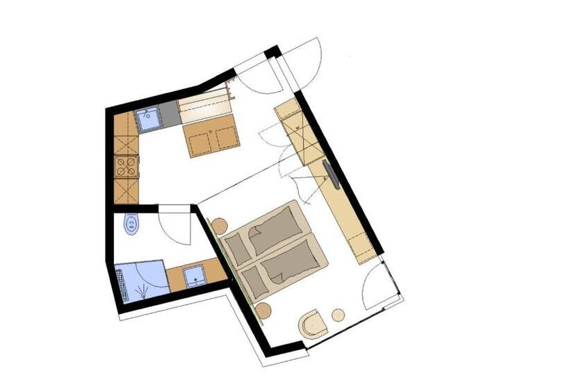 Студия Стандарт, Alpinlodge & Spa