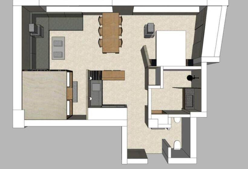 Апартаменты 1 Спальня, Wachtler Dolomite Apartments