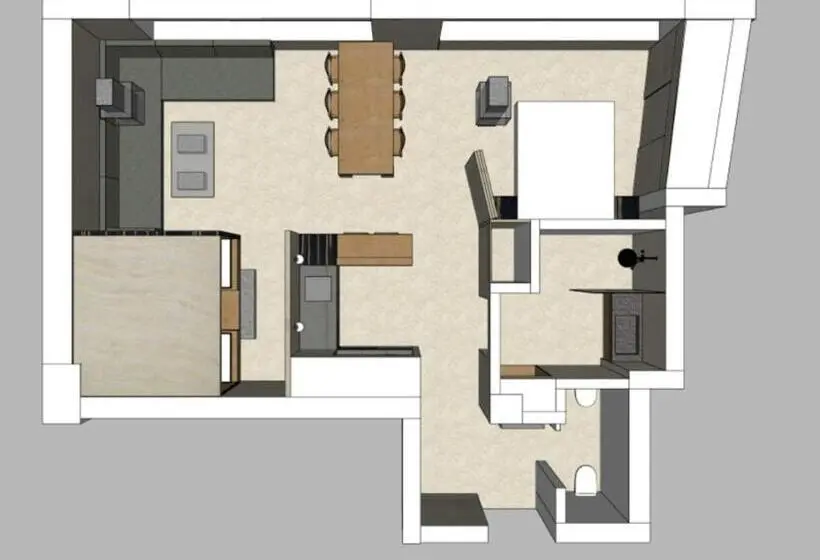 Huoneisto 1 Makuuhuone, Wachtler Dolomite Apartments
