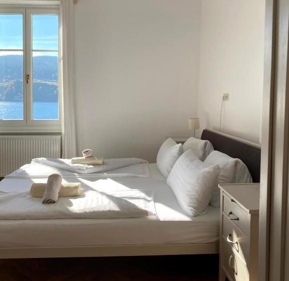 غرفة قياسية مطلّة علي البحيرة, Villa Streintz