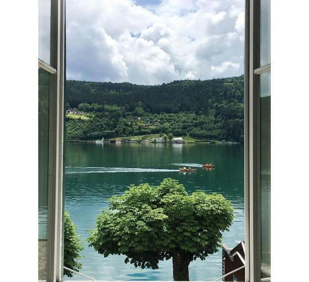 غرفة قياسية مطلّة علي البحيرة, Villa Streintz