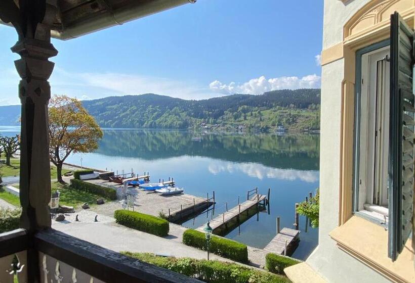 غرفة قياسية مطلّة علي البحيرة, Villa Streintz