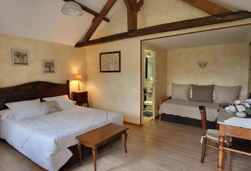 家庭房带园景, Le Clos Des Bérengeries