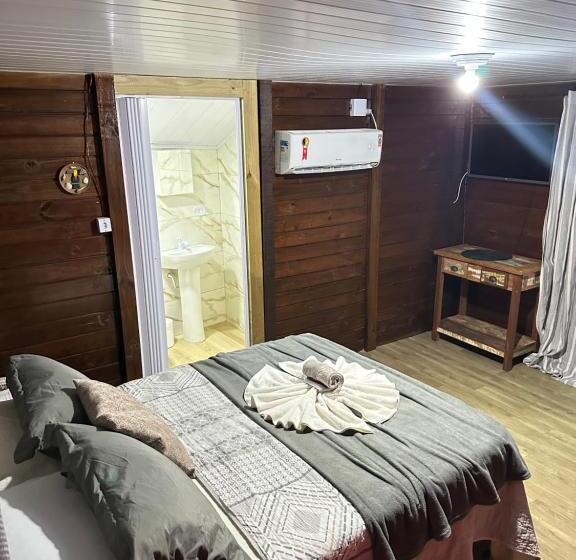 Quarto Estandar Vista Mar, Pousada & Camping Tubarão