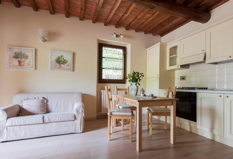 침실 1개 가든 전망 아파트, Agriturismo Le Buche Di Viesca