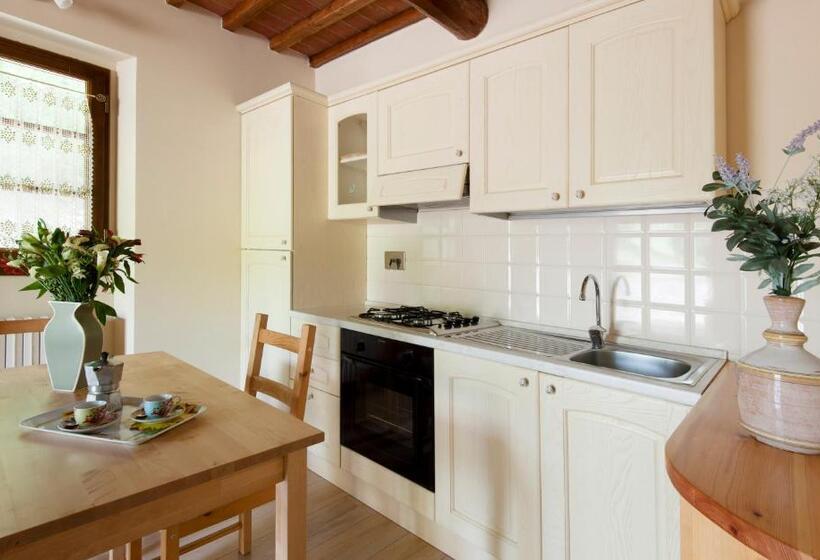 آپارتمان 1 خوابه با چشم‌انداز باغ, Agriturismo Le Buche Di Viesca