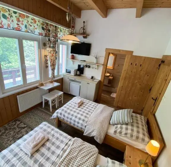 اتاق استاندارد با چشم‌انداز کوهستان, Apartmany Moravienka