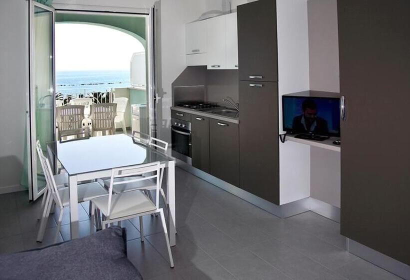 Апартаменты 1 Спальня Вид на Море, Residence Blumare