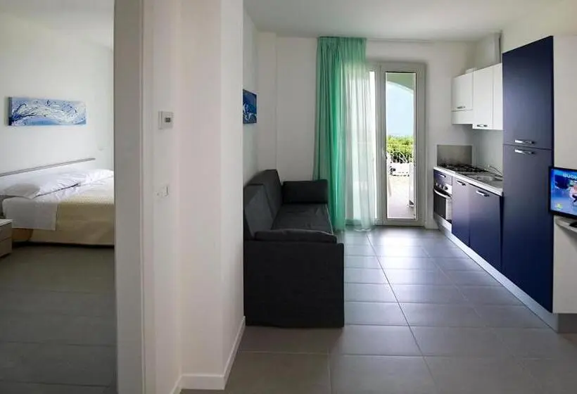 آپارتمان 1 خوابه همکف, Residence Blumare