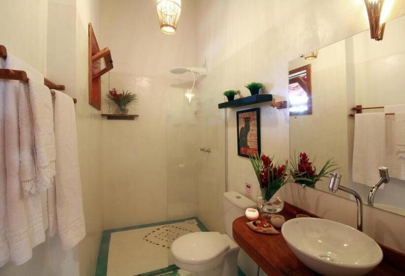 اتاق استاندارد با چشم‌انداز رودخانه, Casa Valentine Pousada Itacaré