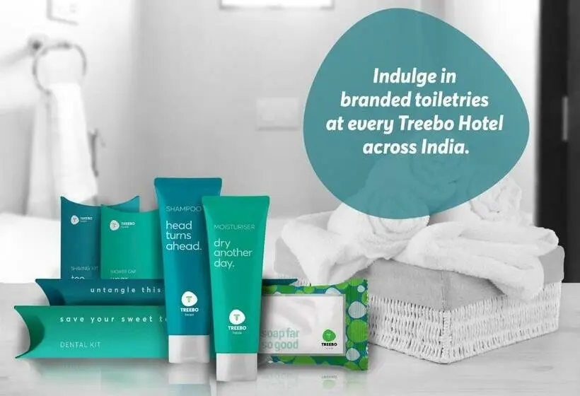 デラックスルーム, Treebo Hi Line Apartments Kalapatti