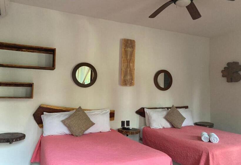 Номер Стандарт 2 Двуспальные Кровати, Diosa Del Agua Bacalar