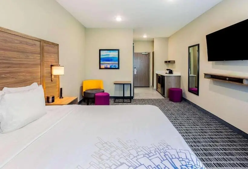 身障者適用キングサイズベッドルーム, La Quinta By Wyndham San Antonio Alamo City