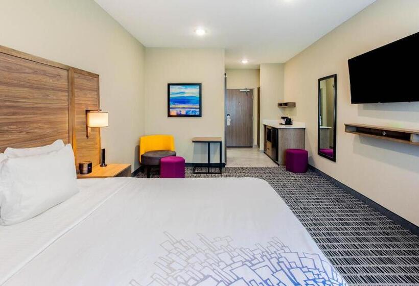 带大床的标准间, La Quinta By Wyndham San Antonio Alamo City