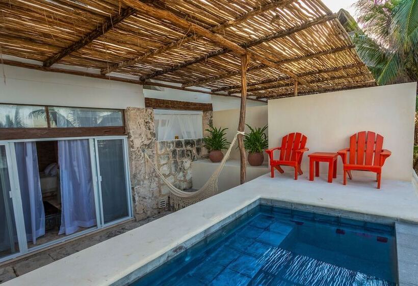 套房配有游泳池, Lotus Beach Hotel   Adults Only