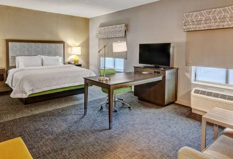 ダブルベッドのスタンダードスタジオ, Hampton Inn & Suites San Jose Airport