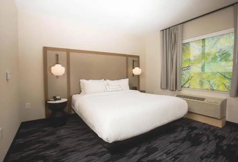 キングサイズベッドのスタンダードルーム, Fairfield Inn & Suites By Marriott Philadelphia Broomall/newtown Square