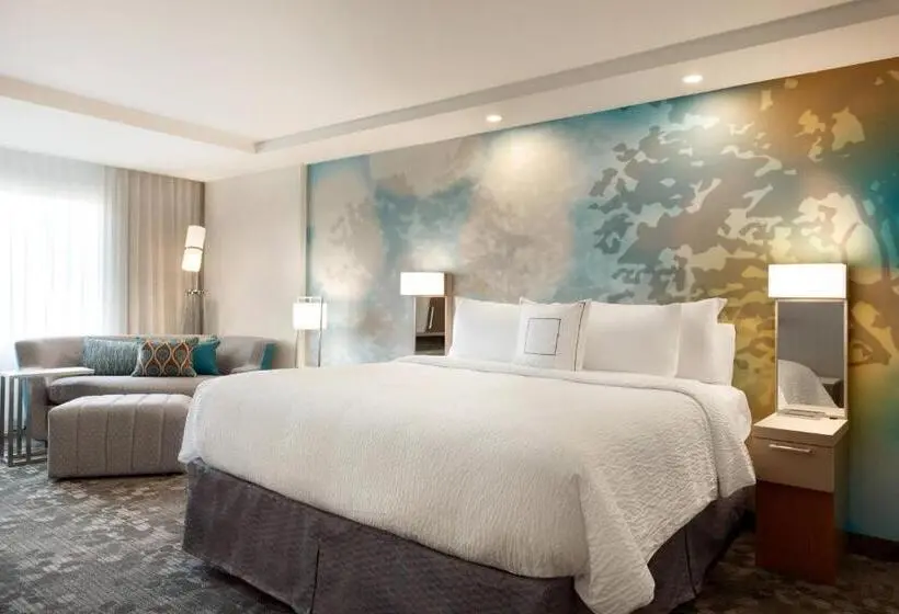 キングサイズベッドのデラックスルーム, Courtyard By Marriott Boston Dedham/westwood