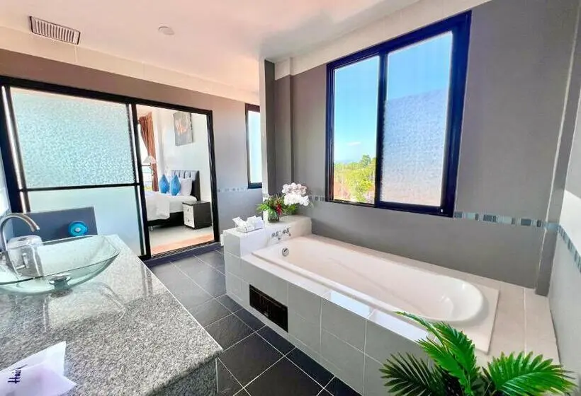 オーシャンビューデラックスルーム, Serenity By Peace Garden, Koh Samui
