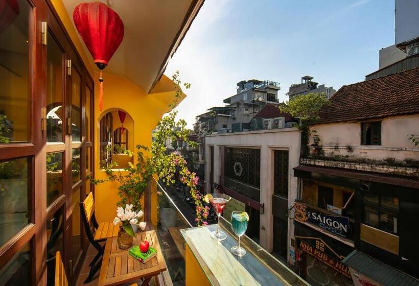 标准间带阳台, Hanoi Nostalgia Hotel & Spa