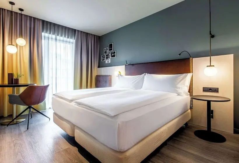 ダブルベッドスタンダードルーム, Hilton Garden Inn Mannheim