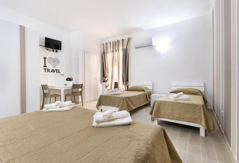 バルコニー付スタンダード4ベッドルーム, In Centros Vicino Cefalu Selfchekin