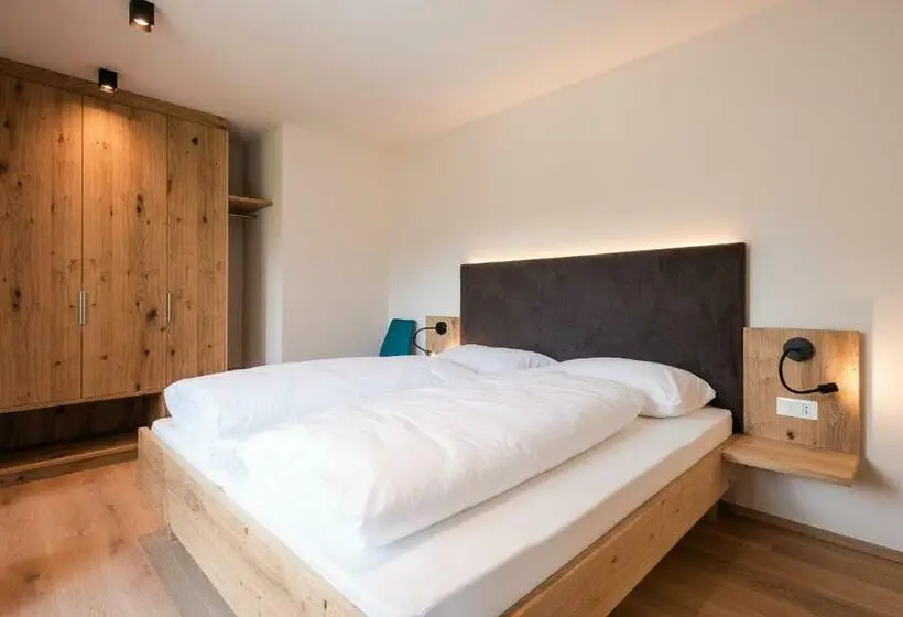 آپارتمان 1 خوابه با بالکن, Aparthotel Abiná Lana Höhe