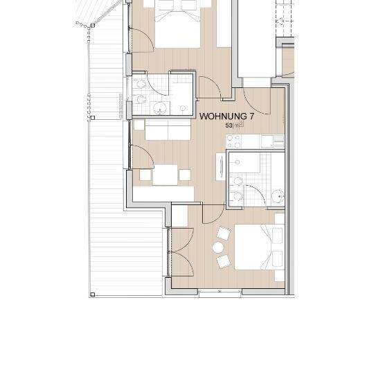 침실 2개 아파트, Aparthotel Abiná Lana Höhe