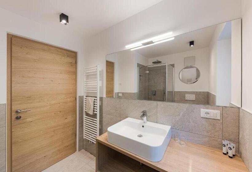 침실 1개 테라스 아파트, Aparthotel Abiná Lana Höhe