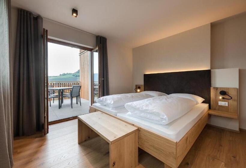 침실 1개 테라스 아파트, Aparthotel Abiná Lana Höhe