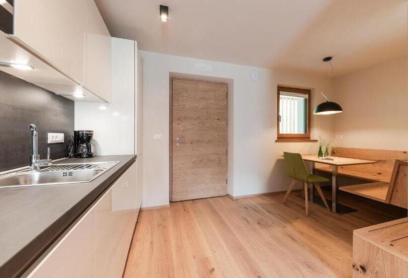 침실 1개 발코니 아파트, Aparthotel Abiná Lana Höhe