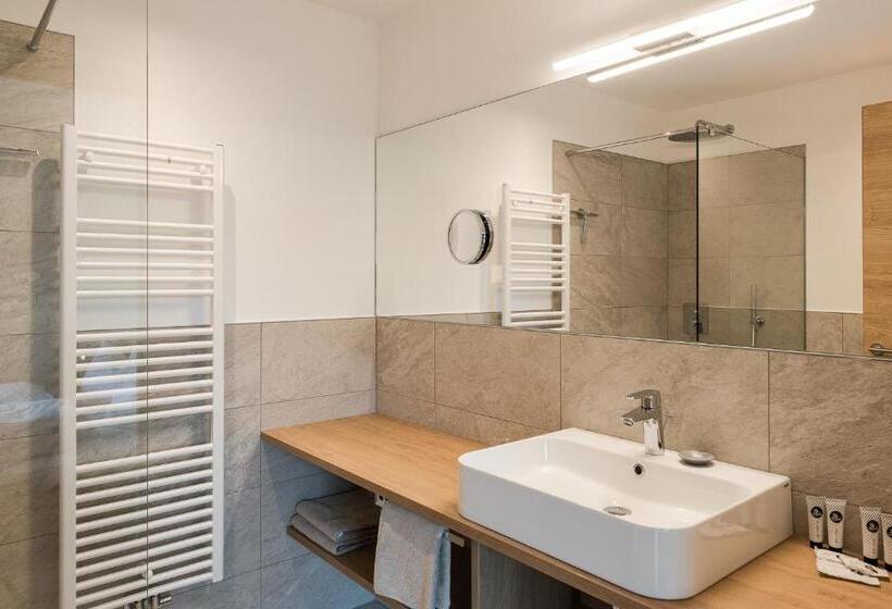 침실 1개 테라스 아파트, Aparthotel Abiná Lana Höhe