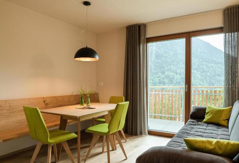 침실 1개 테라스 아파트, Aparthotel Abiná Lana Höhe