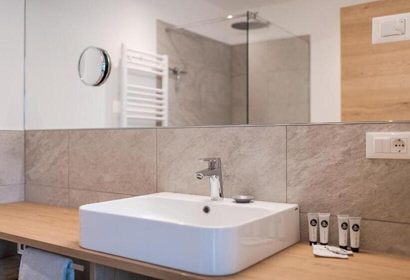 침실 1개 테라스 아파트, Aparthotel Abiná Lana Höhe