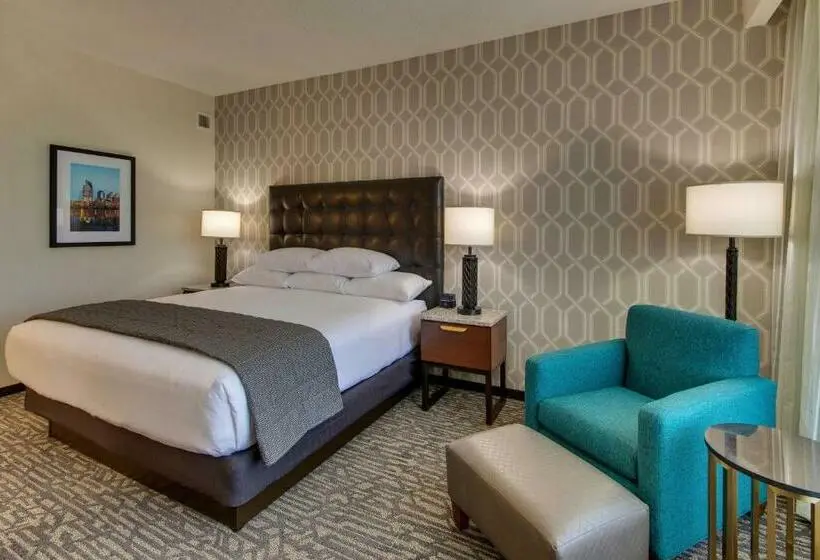 キングサイズベッドのデラックスルーム, Drury Plaza Hotel Nashville Downtown