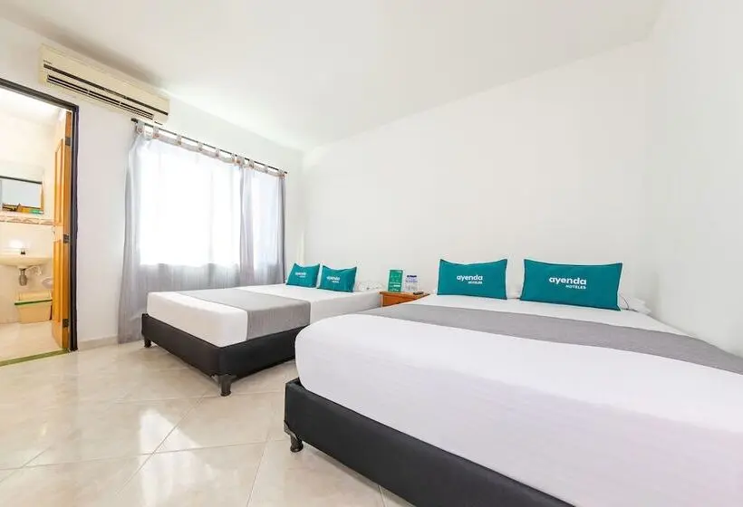 اتاق استاندارد چهار تخته, Ayenda 1228 Balcones De La 70
