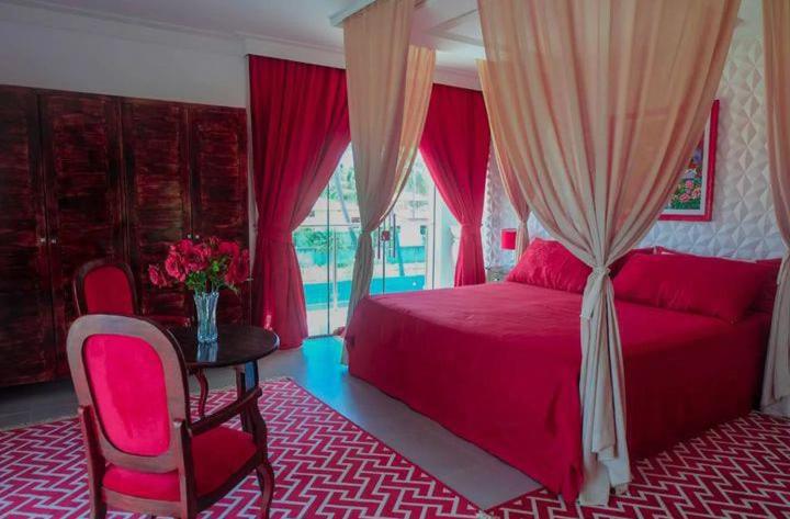 غرفة ديلوكس مطلّة علي البحر مزوَّدة بشُرفة, Relais De Charme Boutique Hotel Pititinga