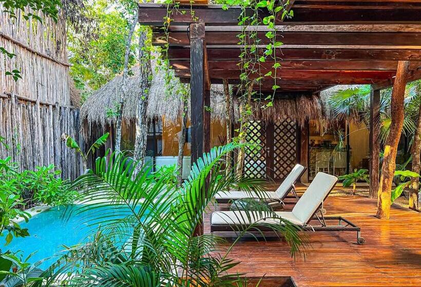 Villa 1 Hálószoba Uszodával, Orchid House Tulum Jungle