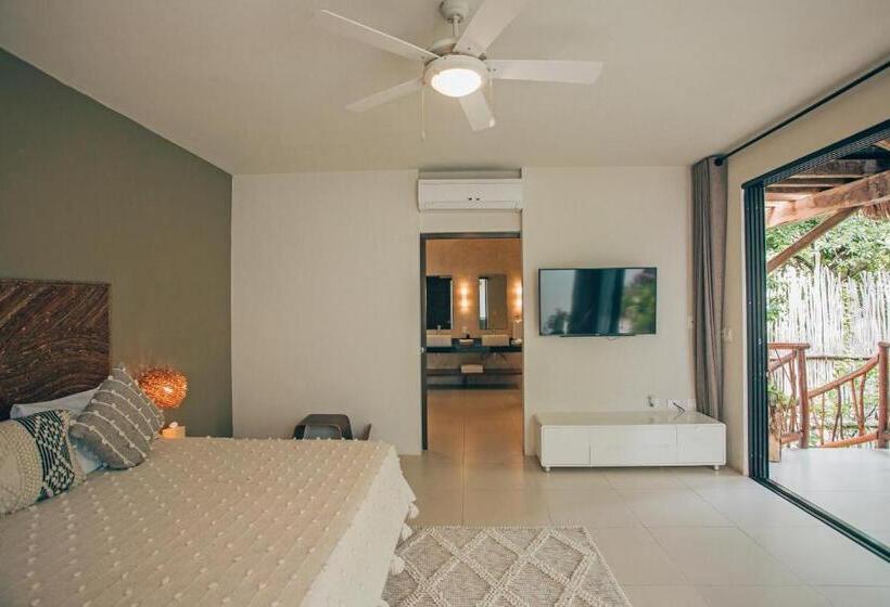 Suite Terasszal, Orchid House Tulum Jungle