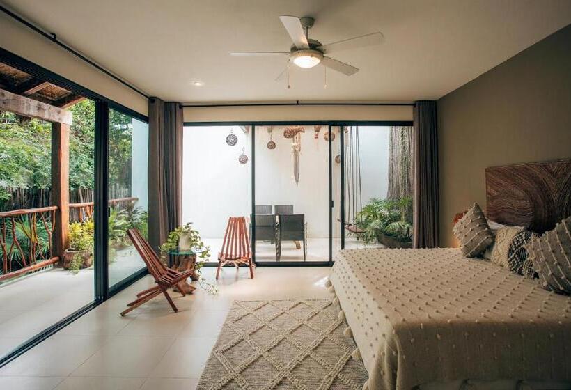 Suite Terasszal, Orchid House Tulum Jungle