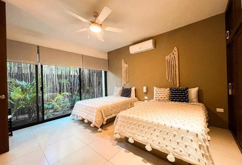 Villa 1 Hálószoba Uszodával, Orchid House Tulum Jungle
