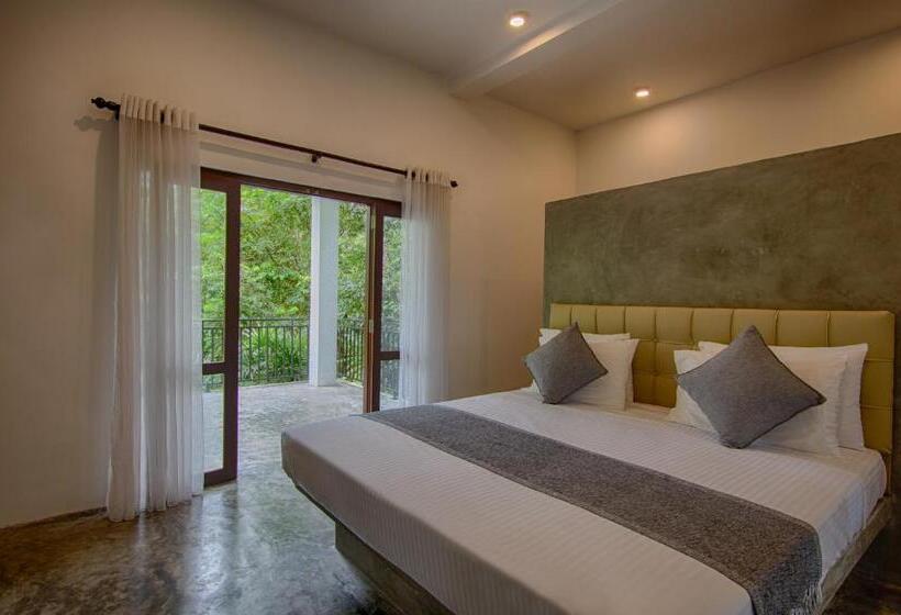 带阳台的豪华间, Wild Nest Villa Unawatuna