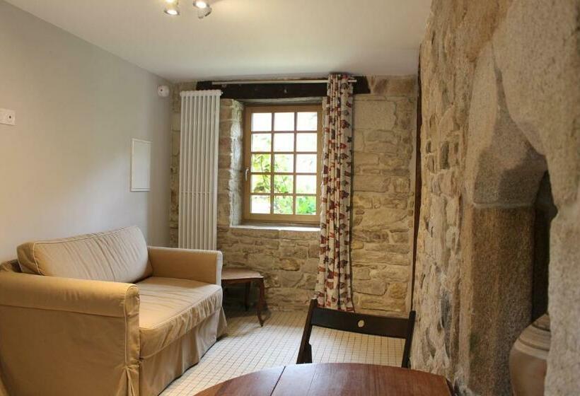 آپارتمان 1 خوابه با تراس, Manoir Du Moustoir   Hôtel Les Empreintes
