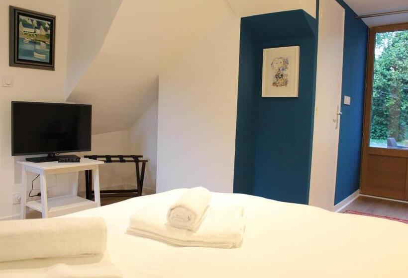 اتاق استاندارد با تراس, Manoir Du Moustoir   Hôtel Les Empreintes
